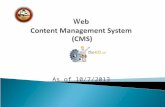 W eb  Content Management System  (CMS)