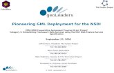 Pioneering GML Deployment for the NSDI