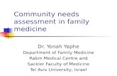Community needs assessment in family medicine
