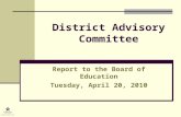 District Advisory Committee