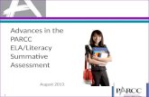 Advances in the PARCC  ELA/Literacy Summative Assessment