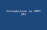 Introduction to CMPT 281