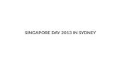 SINGAPORE DAY 2013 IN SYDNEY