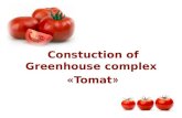 Constuction  of Greenhouse complex   « Tomat »