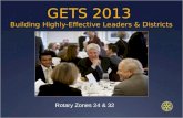 GETS 2013  Building Highly-Effective Leaders & Districts