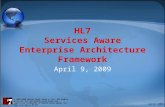 HL7 Services Aware Enterprise Architecture Framework