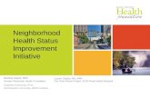 Neighborhood Health Status Improvement Initiative