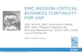 EMC MISSION-CRITICAL BUSINESS CONTINUITY FOR SAP