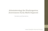 Administering the Kindergarten Assessment Early Math Segment