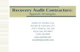 Recovery Audit Contractors: Appeals Strategies