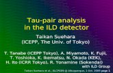 Tau-pair analysis in the ILD detector