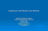 Employers and Health Care Reform