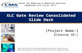 XLC Gate Review Consolidated Slide Deck