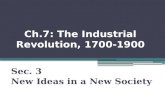 Ch.7: The Industrial Revolution, 1700-1900