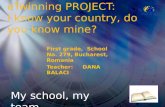 eTwinning  PROJECT:  I know your country, do you know mine ?