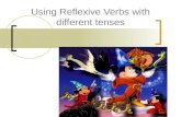 Using Reflexive Verbs with different tenses