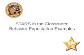 STARS in the Classroom: Behavior Expectation Examples