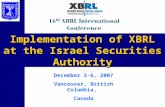 Implementation of XBRL at the Israel Securities Authority