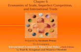 Chapter 6 Economies of Scale, Imperfect Competition,  and International Trade