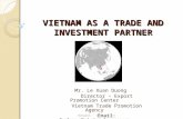 VIETNAM AS A TRADE AND INVESTMENT PARTNER