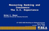 Measuring Banking and Insurance:   The U.S. Experience