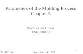 Parameters of the Molding Process Chapter 3