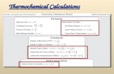 Thermochemical  Calculations