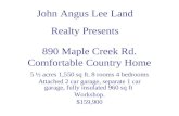 890 Maple Creek Rd. Comfortable Country Home