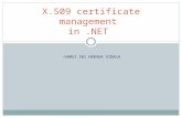 X.509 certificate management  in .NET