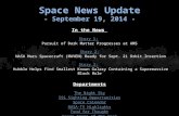 Space News Update - September 19, 2014 -