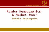 Reader Demographics  & Market Reach