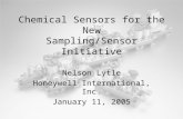 Chemical Sensors for the New Sampling/Sensor Initiative