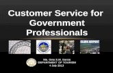 Customer Service for  Government Professionals