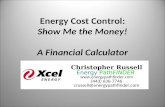 Energy Cost Control: Show Me the Money! A Financial Calculator