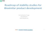 Roadmap of stability studies for  Biosimilar  product development