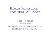 Bioinformatics  For MNW 2 nd  Year