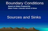 Sources and Sinks