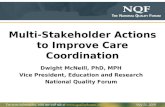Multi-Stakeholder Actions to Improve Care Coordination