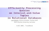 Efficiently Processing Queries on Interval-and-Value Tuples in Relational Databases