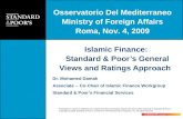 Islamic Finance:  Standard & Poor’s General Views and Ratings Approach