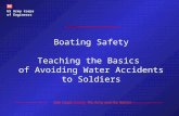 Boating Safety Teaching the Basics  of Avoiding Water Accidents to Soldiers