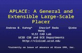APLACE: A General and Extensible Large-Scale Placer