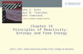 Chapter 19 Principles of Reactivity:  Entropy and Free Energy