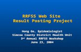 RRFSS Web Site  Result Posting Project