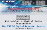 Introduction to D-STAR  2013 Amateur Radio Digital Modes for  the 21 st  Century