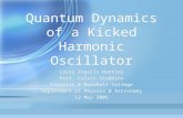 Quantum Dynamics of a Kicked Harmonic Oscillator