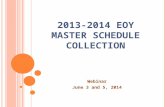 2013-2014 EOY Master Schedule Collection