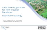 Induction  Programme  for New Council Members:  Education Strategy