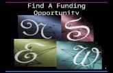 Find A Funding Opportunity