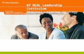 KP NCAL Leadership Curriculum Regional Learning Strategy